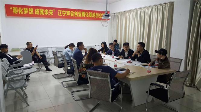 辽宁声谷孵化基地组织入驻企业召开智慧社区营业推介会