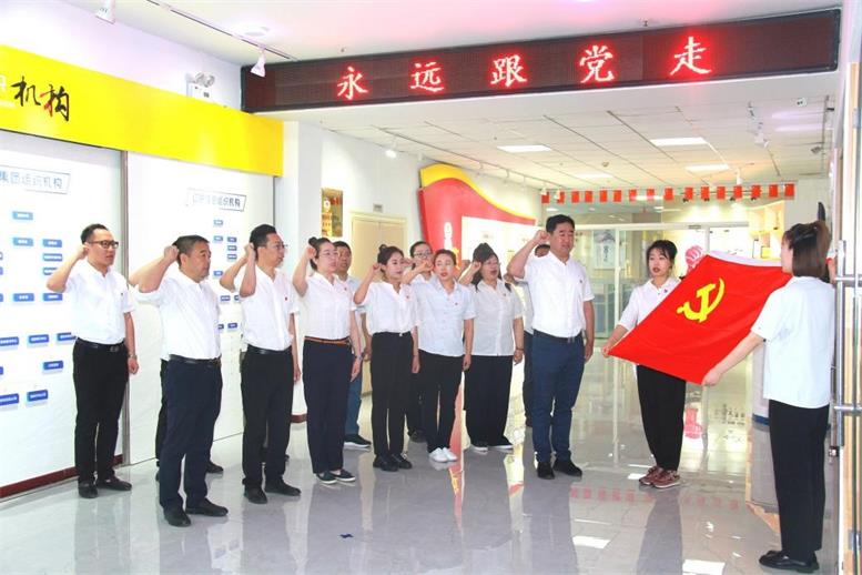 bti体育信息开展主题党日活动庆祝中国共产党百年华诞